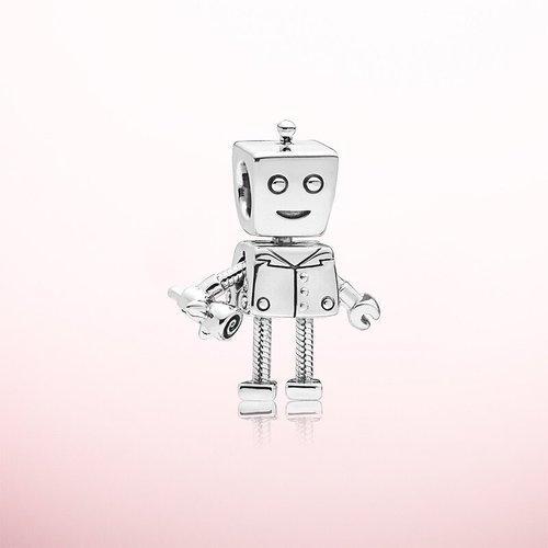 PANDORA/潘多拉 女士925银创意萌趣可爱DIY小罗伯银饰串饰串珠797819 商品图0