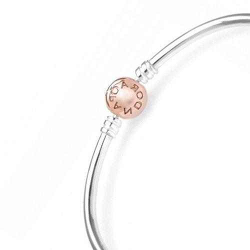 PANDORA/潘多拉 女士Rose系列925银链扣手镯手链基础链580713 银/金色 商品图3