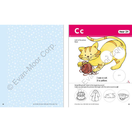 【IDK品牌优选】Evan-Moor My First ABC Activities Book 启蒙英语字母趣味手工练习册 商品图4