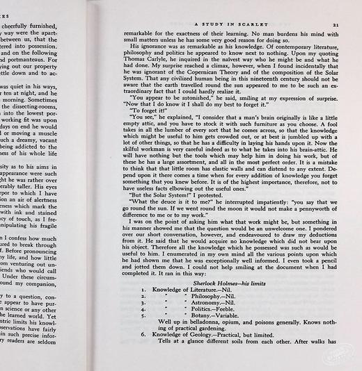 【中商原版】福尔摩斯全集探案精装 柯南道尔 英文原版小说 英文版 Complete Sherlock Holmes 英文原版书  神探夏洛克 电影主角 商品图6