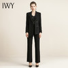 IWY/高级感黑色西装工作服职业装气质时尚售楼部置业顾问女装套装213156C1+P3 商品缩略图2