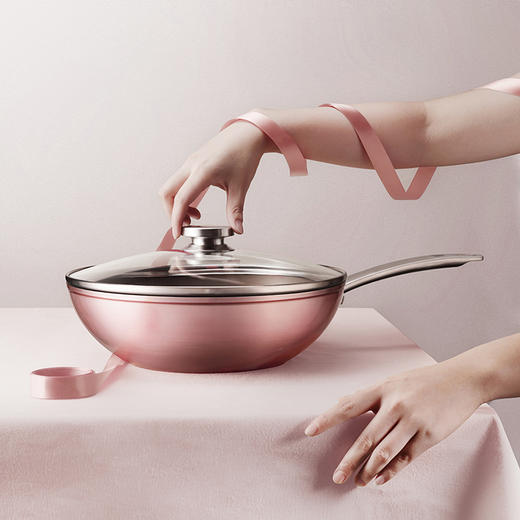 ZW-EY105 ZWILLING Enjoy 30cm 中式炒锅（粉色）运输型包装 商品图4