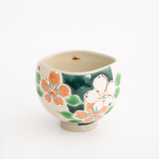 【虚空藏窑】日本原产旭日樱花系列九谷烧手工杯 商品图2
