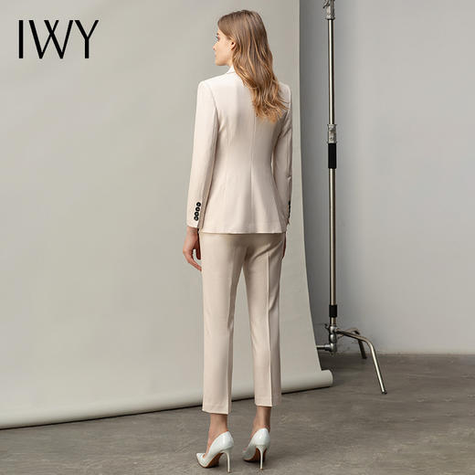 IWY/杏色正装女套装气质经理职业装女神范高端面试上班工作服西装CP11389 商品图3