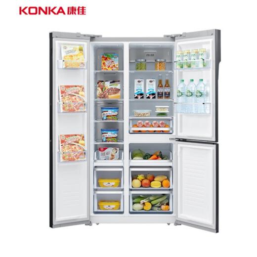 康佳 冰箱 BCD-501WD6EBRP 501升 星云灰 凯博岩  T型门 风冷 电脑温控  一级能效 变频 商品图4