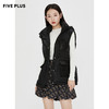FIVE PLUS新款女冬装立领羽绒服马甲女白鸭绒连帽外套潮收腰2NN4330480 商品缩略图1