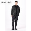 PINLI品立秋冬新款男装小香风格子外衣夹克外套潮B213304356 商品缩略图3