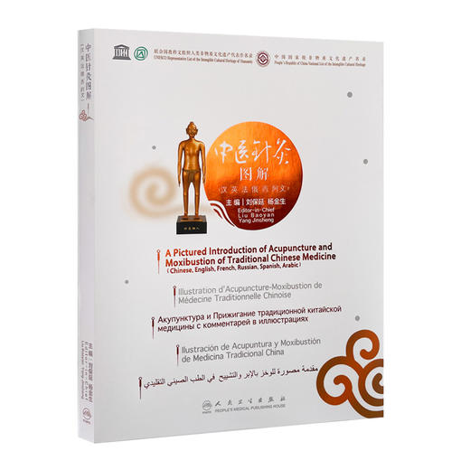 中医针灸图解（汉英法俄西阿文）刘保延杨金生主编 2020年11月参考书 商品图0