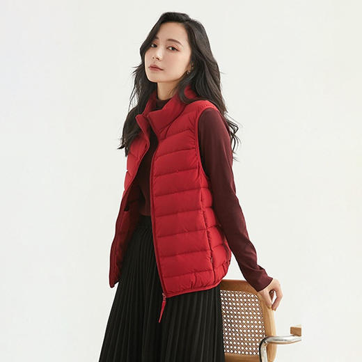 丁摩 无缝立领马甲背心K-2001DB199-WX125 商品图9