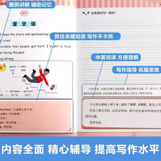 【3-6年级】小学英语满分作文  小学英语语法（全5册） 商品图4