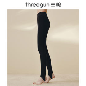 Threegun三枪 【中厚加绒】女士一体裤打底长裤-60923B031