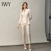 IWY/杏色高端职业套装女英伦风OL时尚商务正装气质休闲西装工作服CP11386 商品缩略图1
