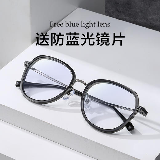 【上新】普莱斯PM6034 β钛+板材 全框圆框 商品图3