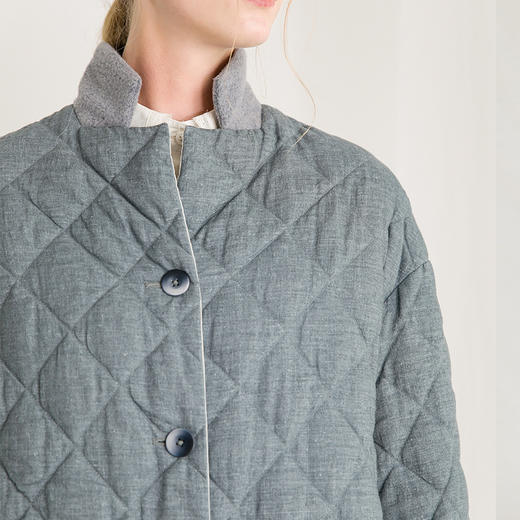 famecoco范可儿长款羽绒服冬季保暖外套F218AH005 商品图3