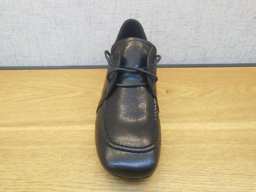 豪行休闲鞋女2021年新款春款潮网红方头单鞋21128780正品中跟系带 商品图3