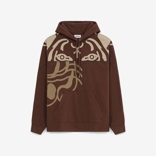 KENZO 高田贤三 连帽 男士卫衣 咖啡 FB65 SW538 4MO 90 商品图3