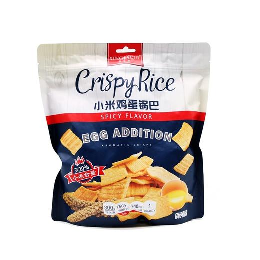 星芭脆小米鸡蛋锅巴300g 麻辣烧烤五香味香脆锅巴郊游零食 商品图1