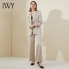 IWY/香槟色西装套装时尚修身韩版高端职业装气质女神范通勤商务工作服203018C1+P2 商品缩略图0