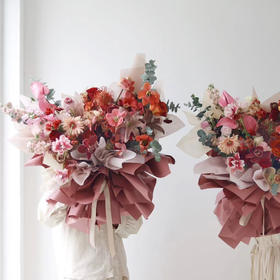 《誓爱》 . 超大有质感熊抱花束