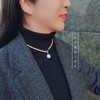 《三生石.颈间小美好》 巴洛克珍珠皮绳设计项链 商品缩略图8