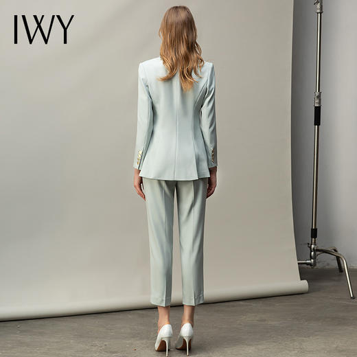IWY/浅绿西装套装女高端时尚主持人正装美业职业装气质女神范CP11385 商品图3