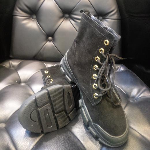 lfgj  jeans  BB103时尚舒适全皮加绒女靴 商品图4