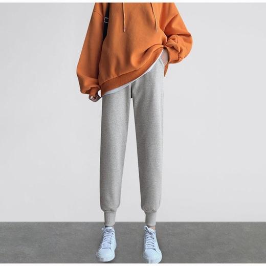 【优质舒适棉 做“孕妈更幸福”】网红孕妇裤子春秋款时尚运动宽松高腰纯色托腹裤打底裤外穿缩束脚 商品图6