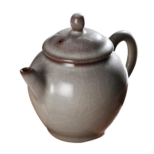 问鼎哥窑致巧款蓬留壶 商品图4