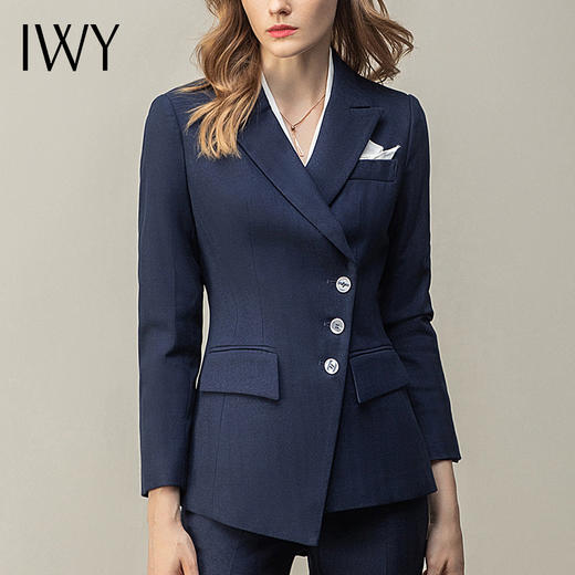 IWY/西装职业套装女高端经理西服套裤气质商务正装白领面试工作服CP10350 商品图4