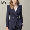 IWY/藏青色职业装气质西装套装女面试时尚商务OL女神范高端正装女C11355+P31355 商品缩略图4