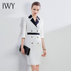 IWY/白色职业套装女气质名媛正装通勤西装七分袖连衣裙白领工作服Q643 商品缩略图0