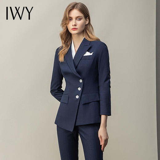 IWY/西装职业套装女高端经理西服套裤气质商务正装白领面试工作服CP10350 商品图1