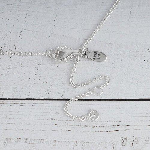 PANDORA/潘多拉 女士925 银心形吊坠锁骨项链396370CZ 银色 商品图3