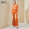 IWY/焦糖色工作服女休闲衬衫气质时尚高端西装套装通勤修身工装OLB9370 商品缩略图2