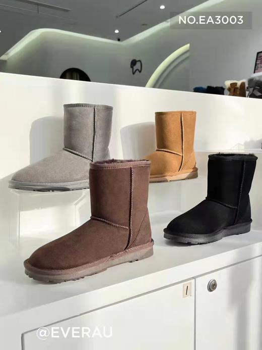 EVERAU/Mini Button澳洲A级美利奴羊毛雪地靴，下单备注颜色尺码:35-41 商品图2