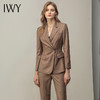 IWY/咖色工作服套装女装时尚修身西装正装气质ol商务律师通勤职业装CP11372 商品缩略图0