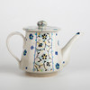 【虚空藏窑】日本原产小花唐草系列九谷烧手工茶壶 商品缩略图1