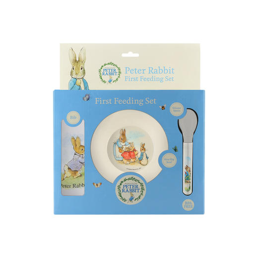 英国比得兔婴幼儿餐具套装 畅销童话故事《PeterRabbit》官方授权母婴系列 可爱安全餐具 商品图0