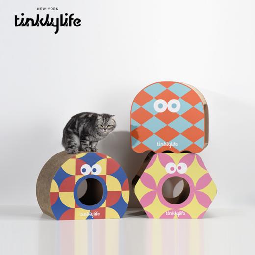 Tinklylife 小怪物系列猫窝猫抓板 商品图2