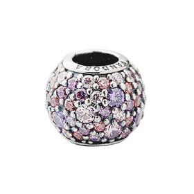 PANDORA/潘多拉 925银粉紫彩色串珠  791261ACZMX