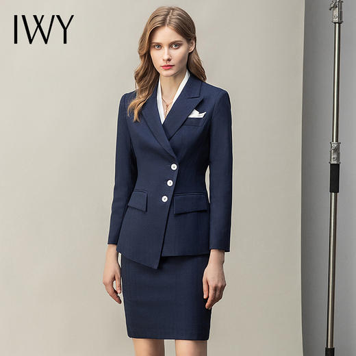 IWY/气质西装套裙女职业韩版休闲西服外套气质修身正装时尚工装CS10350 商品图0