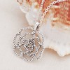 PANDORA/潘多拉  高贵典雅女士925银镂空玫瑰吊坠项链 390368CZ 商品缩略图1
