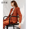 EITIE爱特爱秋季新款时尚气质收腰双排扣显瘦复古西装外套女C2103802 商品缩略图0