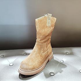 lfgj  jeans BA805 磨砂中腰棉靴