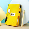 卡杰小蜜蜂密码本黄色蜜仔A6CA6H0632-7学生笔记本创意小清新复古文艺加密记事本 商品缩略图5