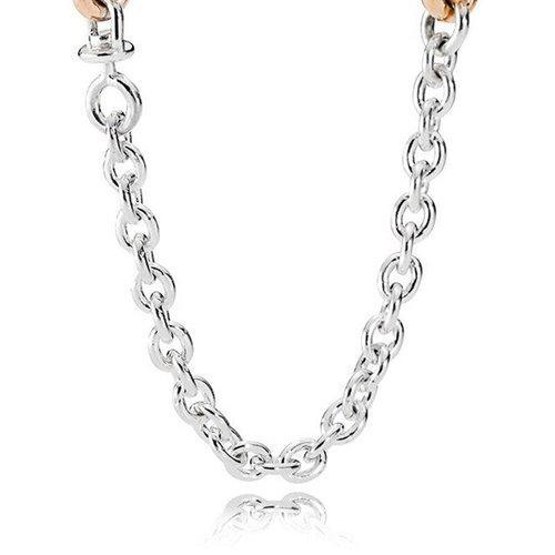 PANDORA/潘多拉 女士925银 玫瑰金经典串珠安全链782057CZ 商品图1