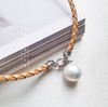 《三生石.颈间小美好》 巴洛克珍珠皮绳设计项链 商品缩略图3