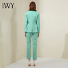 IWY/时尚高级西装套装绿色西服一粒扣主持人气质工作服女ol职业装201005C1+P1 商品缩略图3
