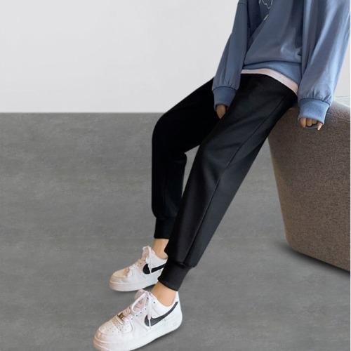 【优质舒适棉 做“孕妈更幸福”】网红孕妇裤子春秋款时尚运动宽松高腰纯色托腹裤打底裤外穿缩束脚 商品图5