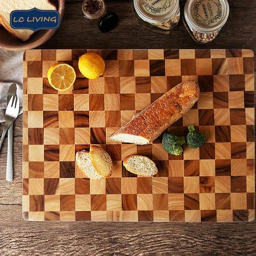 泰国lcliving相思木砧板实木切菜板水果辅食案板抗菌防霉菜板新款 商品图0